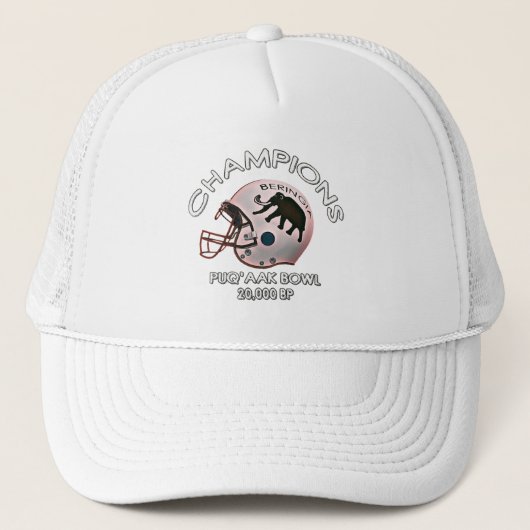 Universiteit van Beringia Puq'aak Bowl Trucker Pet (Voorkant)