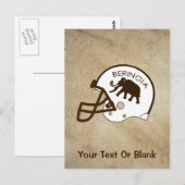 Universiteit van Beringia Voetbal Briefkaart (Voorkant / Achterkant)