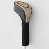 Universiteit van Beringia Wooly Mammoth Seal Golfheadcover (Schuin)