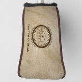 Universiteit van Beringia Wooly Mammoth Seal Golfheadcover (Draai 90)