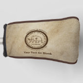 Universiteit van Beringia Wooly Mammoth Seal Golfheadcover (Voorkant)