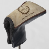 Universiteit van Beringia Wooly Mammoth Seal Golfheadcover (3/4 voorkant)