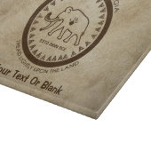 Universiteit van Beringia Wooly Mammoth Seal Snijplank (Hoek)