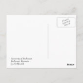 Universiteit van Boekarest Briefkaart (Achterkant)