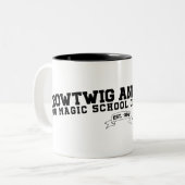 Universiteit van Bog Tweekleurige Koffiemok (Voorkant links)