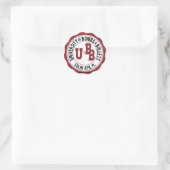 Universiteit van Bombs en Bullets Eglin Ronde Sticker (Tas)