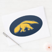 Universiteit van Californië, Irvine Anteater Ovale Sticker (Envelop)