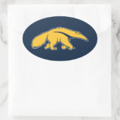 Universiteit van Californië, Irvine Anteater Ovale Sticker (Tas)