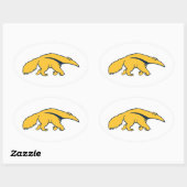 Universiteit van Californië, Irvine Anteater Ovale Sticker (Vel)