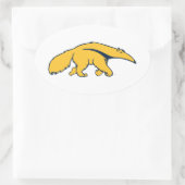 Universiteit van Californië, Irvine Anteater Ovale Sticker (Tas)