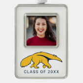 Universiteit van Californië, Irvine Anteater Verzilverd Omlijst Ornament (Voorkant)