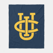 Universiteit van Californië, Irvine Logo Fleece Deken (Voorkant)