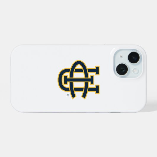 Universiteit van Californië, Irvine Logo iPhone 15 Case (Achterkant horizontaal)