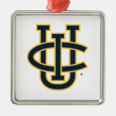 Universiteit van Californië, Irvine Logo Metalen Ornament (Voorkant)