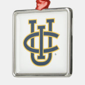 Universiteit van Californië, Irvine Logo Metalen Ornament (Links)