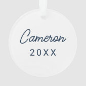 Universiteit van Californië, Irvine Logo Ornament (achterkant)