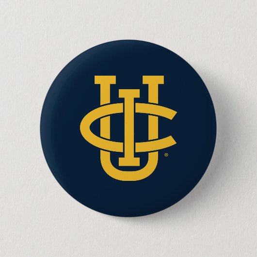 Universiteit van Californië, Irvine Logo Ronde Button 5,7 Cm (Voorkant)