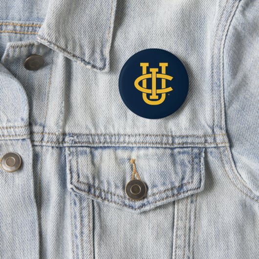 Universiteit van Californië, Irvine Logo Ronde Button 5,7 Cm (In situ)