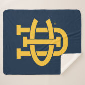 Universiteit van Californië, Irvine Logo Sherpa Deken (Voorkant (horizontaal))