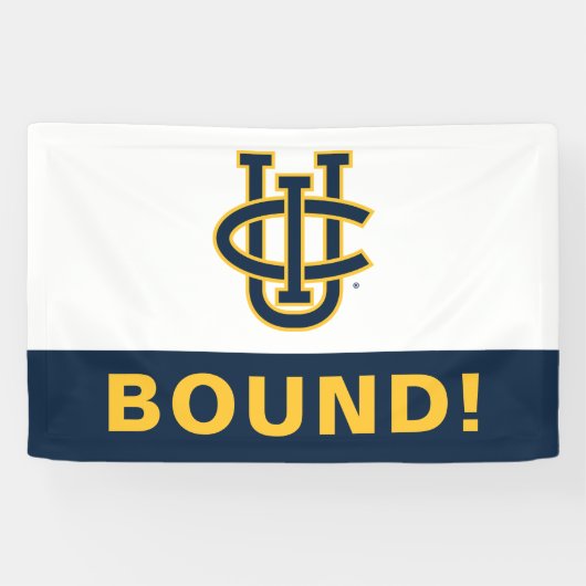 Universiteit van Californië, Irvine Logo Spandoek (Horizontaal)
