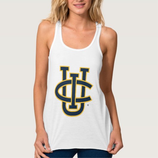 Universiteit van Californië, Irvine Logo Tanktop (Voorkant)