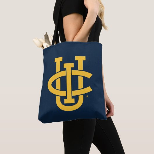Universiteit van Californië, Irvine Logo Tote Bag (Dichtbij)