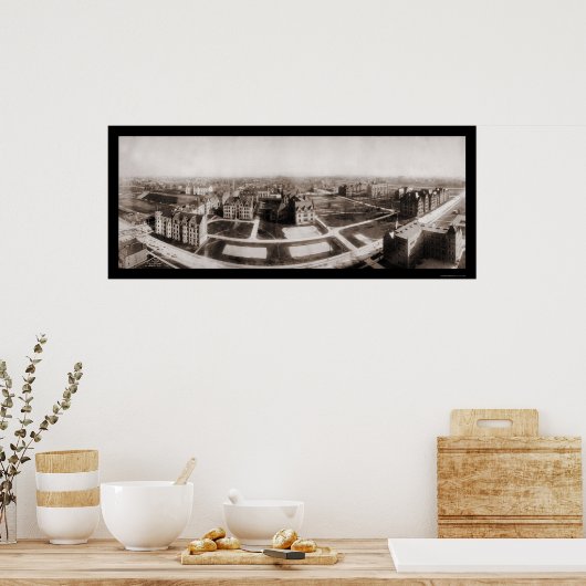 Universiteit van Chicago Foto 1904 Poster (Keuken)