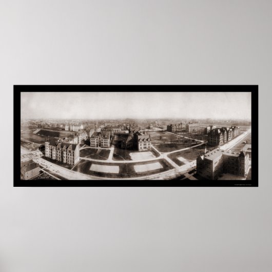 Universiteit van Chicago Foto 1904 Poster (Voorkant)