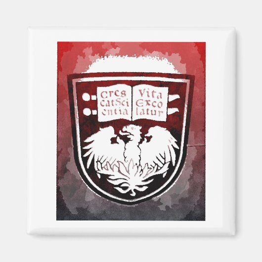 Universiteit van Chicago Seal Magnet (Voorkant)