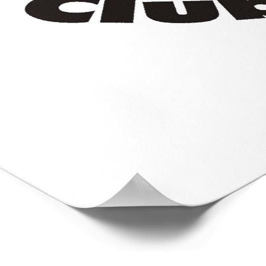 Universiteit van Clubbell Poster (Hoek)