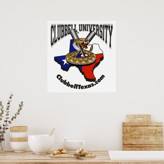 Universiteit van Clubbell Poster (Keuken)