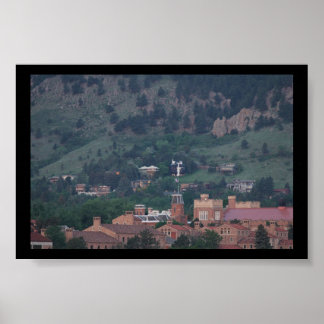 Universiteit van Colorado in Boulder Poster