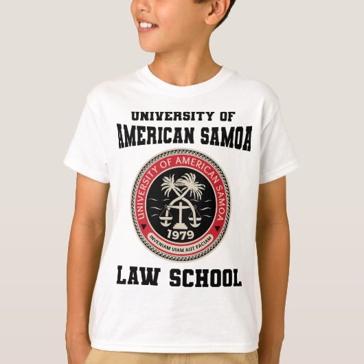 Universiteit van de Amerikaanse rechtenfaculteit S T-shirt (Voorkant)