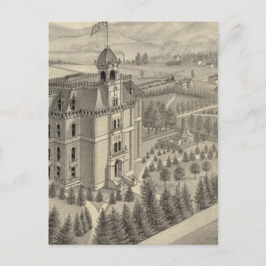 Universiteit van de Stille Oceaan Briefkaart (Voorkant)