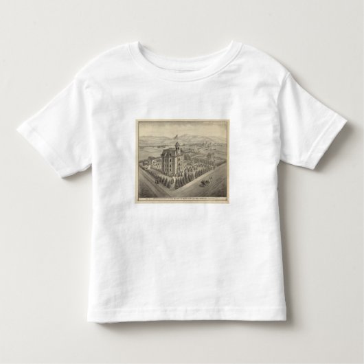 Universiteit van de Stille Oceaan Kinder Shirts (Voorkant)