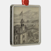 Universiteit van de Stille Oceaan Metalen Ornament (Rechts)