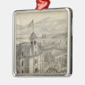 Universiteit van de Stille Oceaan Metalen Ornament (Links)