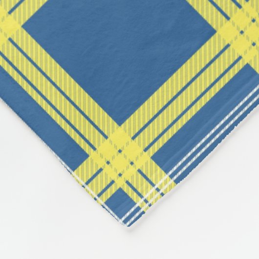 Universiteit van Delaware Tartan Fleece Deken (Hoek)