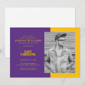 Universiteit van East Carolina | East Carolina Aankondiging (Voorkant / Achterkant)