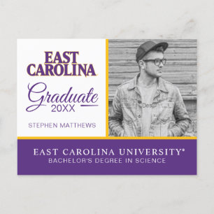 Universiteit van East Carolina   East Carolina Aankondigingskaart