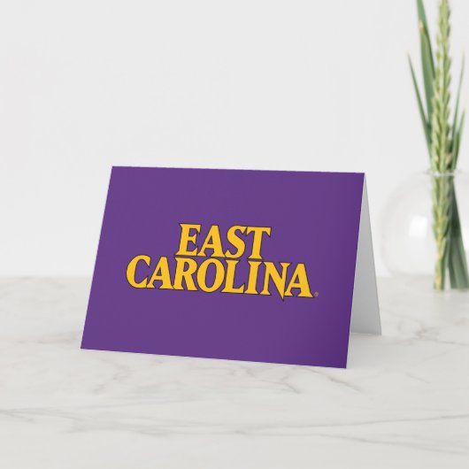 Universiteit van East Carolina | East Carolina Kaart (Voorkant)