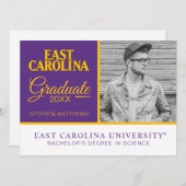 Universiteit van East Carolina | East Carolina Kaart (Voorkant / Achterkant)