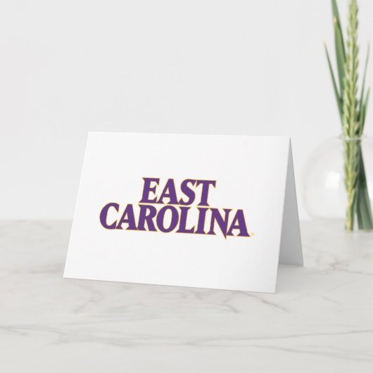 Universiteit van East Carolina | East Carolina Kaart (Voorkant)