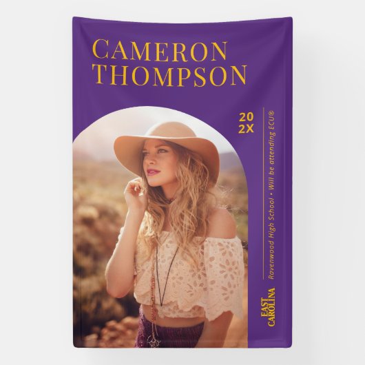 Universiteit van East Carolina | East Carolina Spandoek (Verticaal)