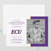 Universiteit van East Carolina | ECU LOGO Aankondiging (Voorkant / Achterkant)
