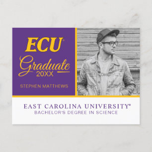 Universiteit van East Carolina   ECU LOGO Aankondigingskaart