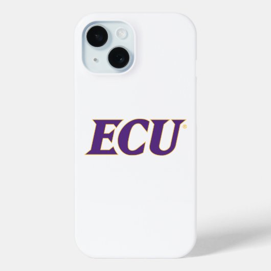 Universiteit van East Carolina | ECU LOGO Case-Mate iPhone Case (Achterkant)