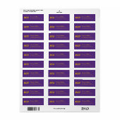 Universiteit van East Carolina | ECU LOGO Etiket (Full Sheet)