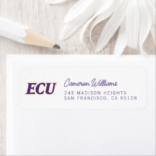 Universiteit van East Carolina   ECU LOGO Etiket