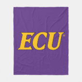 Universiteit van East Carolina | ECU LOGO Fleece Deken (Voorkant)